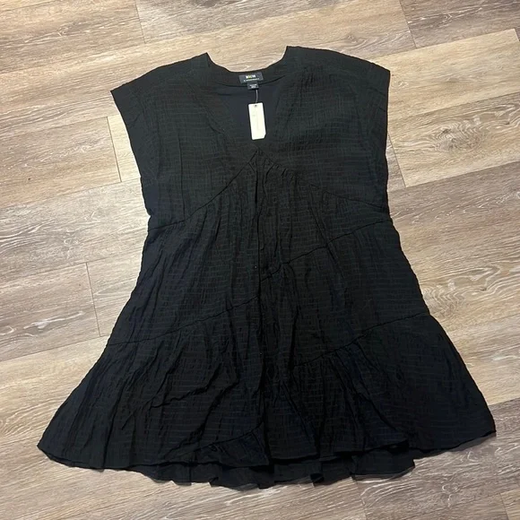 black mini dress corset Black & Ivory Corset Bubble Mini Dress - All Dresses